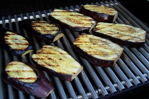 Grilled-eggplant