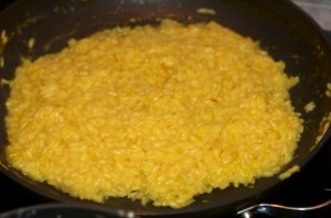 Saffron risotto