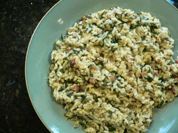 chard risotto