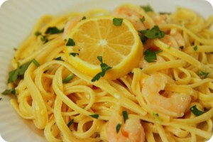 shrimp-linguine